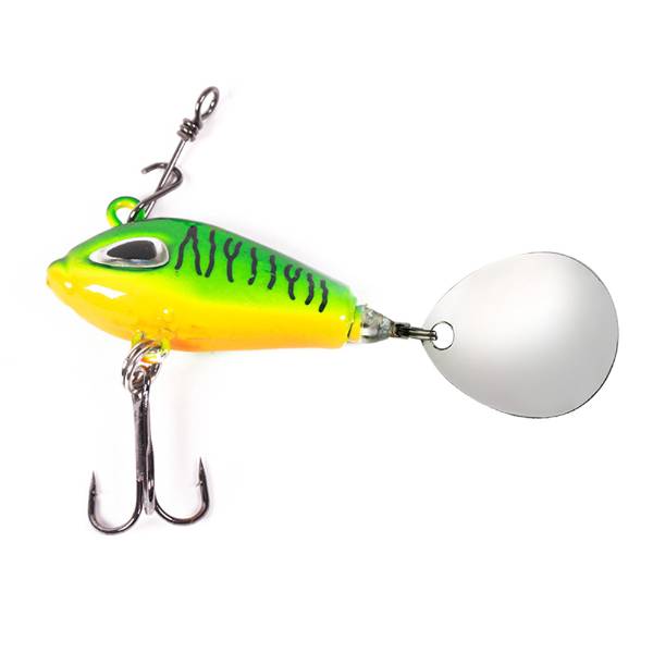 DLT Spinfish | Spinner | Groen/Geel/Oranje | 21g