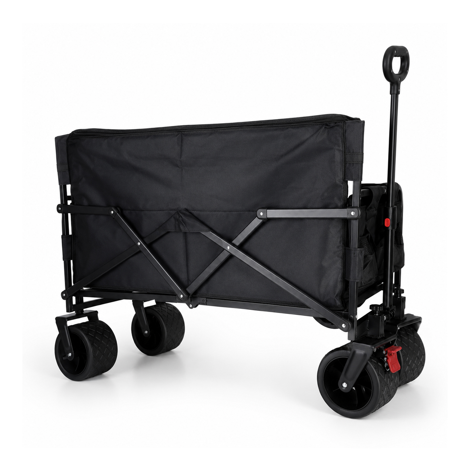 Eurocatch Folding Wagon - Seat&Sofa - 85x53x74cm - Black