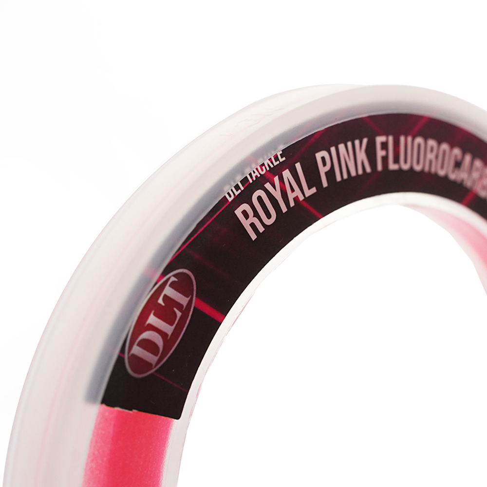 DLT Royal Pink | Fluor Carbon Lijn - 200m 0.35mm 9.75kg Trekkracht
