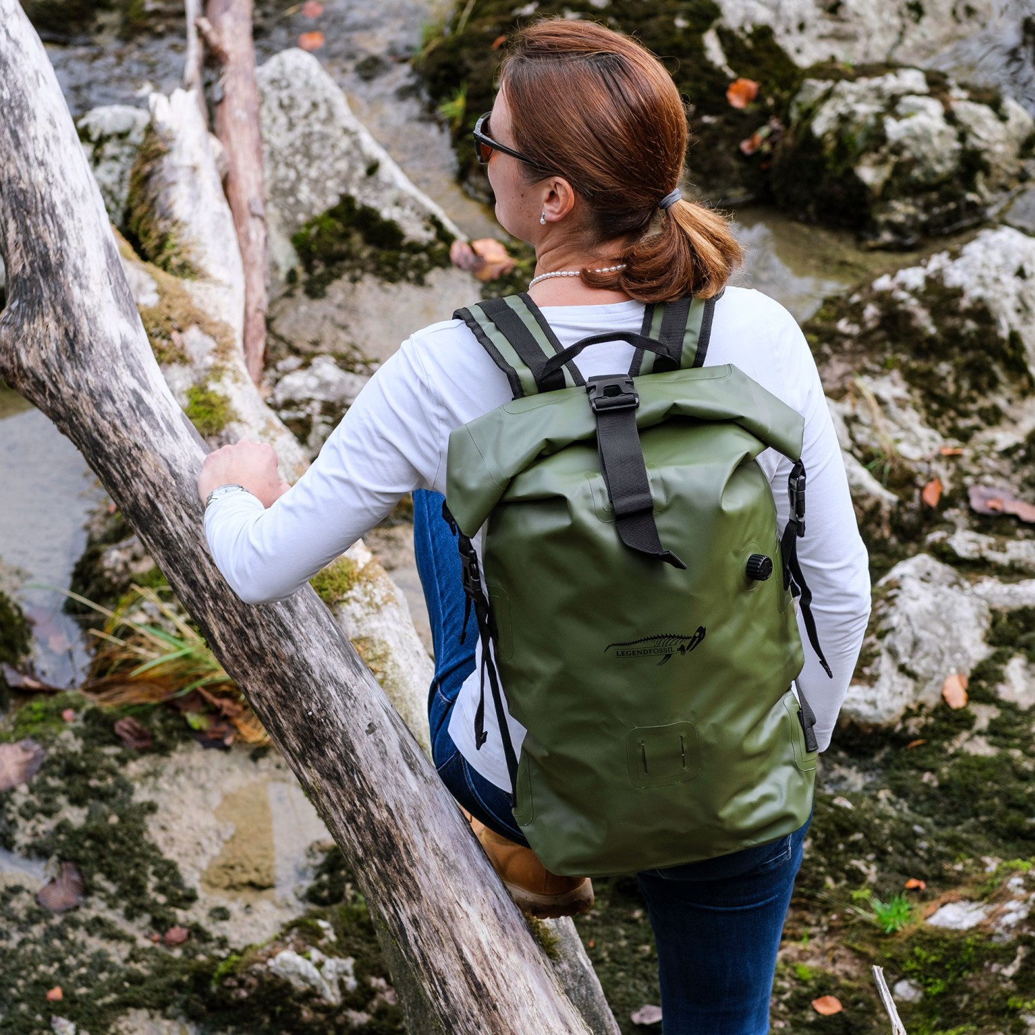 Legendfossil - Tarpaulin - Rucksack Hunter Olive - 23L - Waterdicht - Rugzak - Backpack - Olive Groen