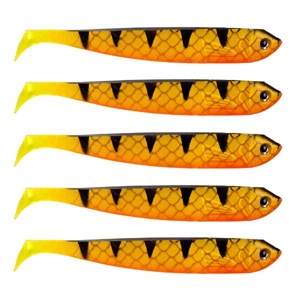 Eurocatch Fishing Zander Gummifisch | Shad | UV Barsch | 12cm | 5st