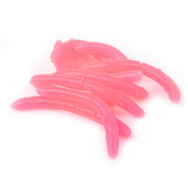 Libra Lures Fatty D'Worm | Hot Pink | 6.5cm | 10 Stuks
