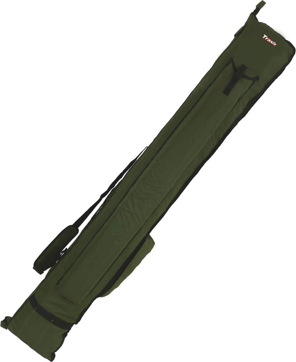 Ensemble de sacs de pêche Traxis - Fourre-canne - Sac de pêche - Vert - Carryall - 12ft Holdall