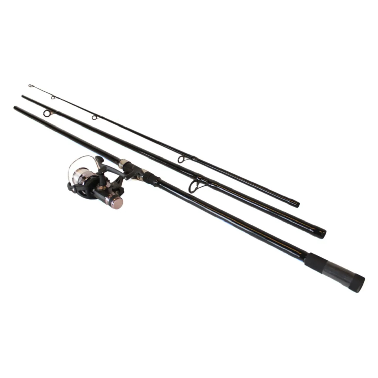 FISH XPRO - Karperset -Improve Deluxe - 3 complete hengels - karperfeeder - rodpod - beetindicator