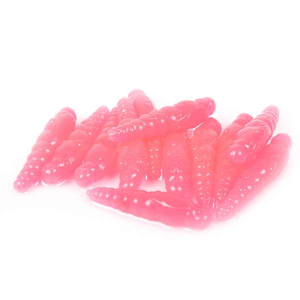 Libra Lures Largo Slim Larve | Hot Pink Limited | 3.4cm | 12 Stuks