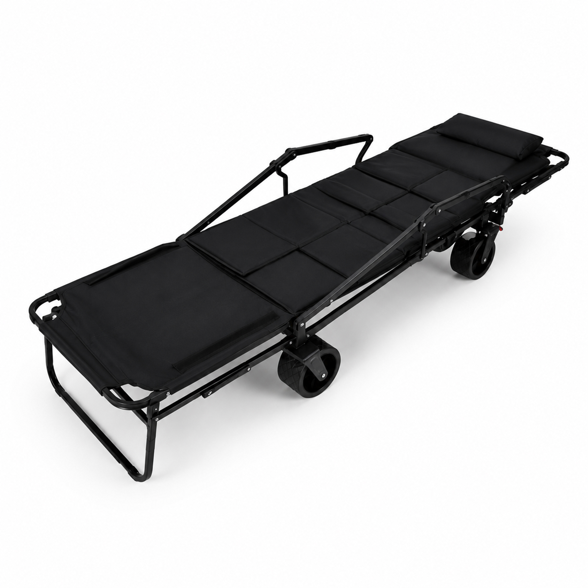Eurocatch Folding wagon - Bedchair 400lbs - 85x53x74cm - Black