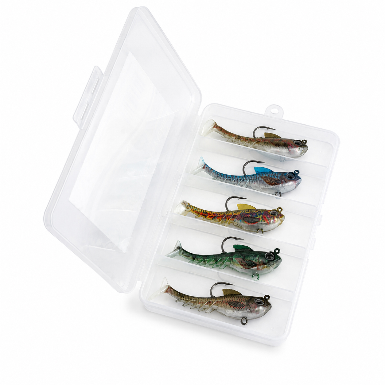 DLT LifeHybrid 10cm -13,5g Set 5pcs incl. Tackle Box