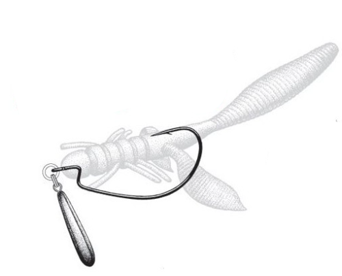 DLT Bottom Bouncer Jig | Haakmaat 3/0 | 7g