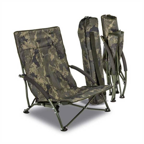 Solar Undercover Camouflage Foldable Easy Chair Low | Opvouwbare Stoel