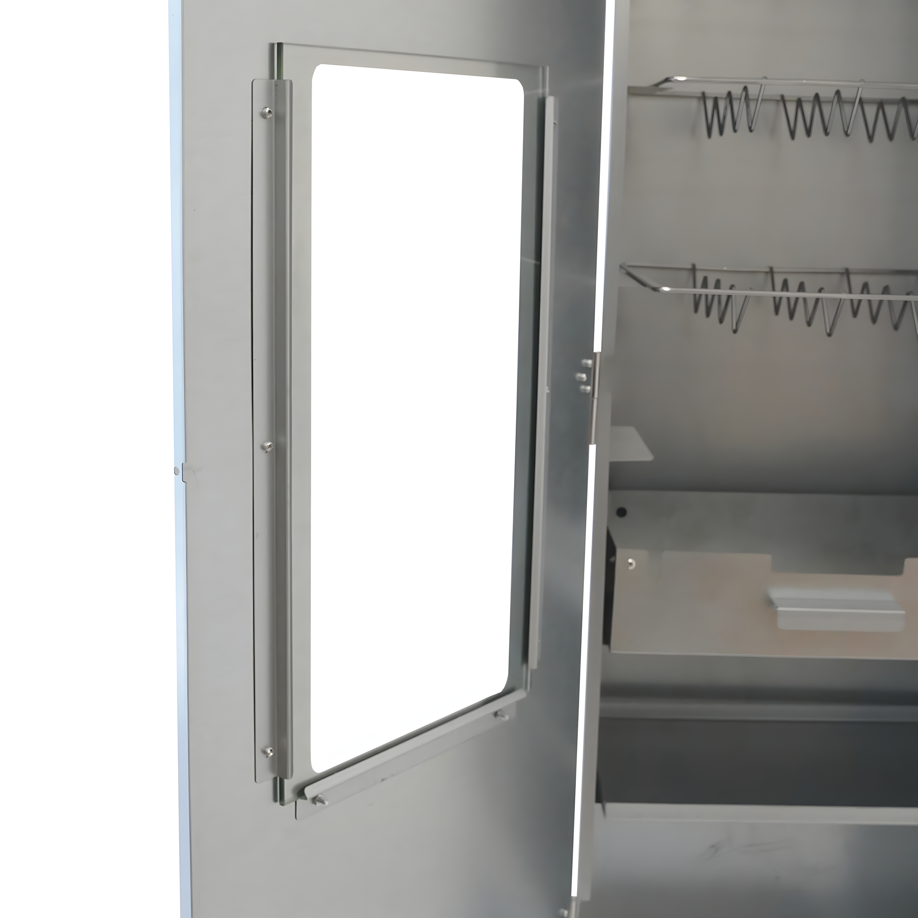 EuroCatch Rookoven  Big One - 120x44x28cm - Incl. Thermometer - Rookhaken - RVS Roosters