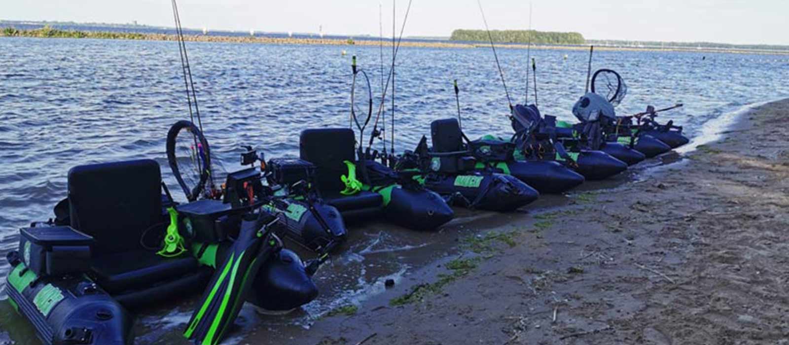 Samen bellyboat vissen