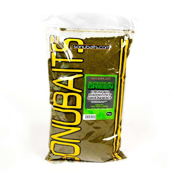 Sonubaits Supercrush Green Groundbait | Lokvoer | 2kg